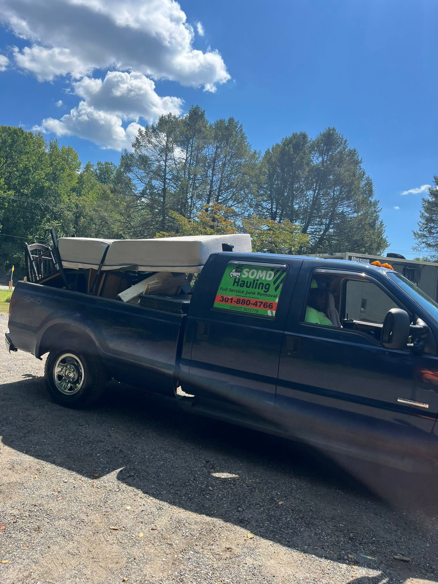 SOMD Hauling crew on the job