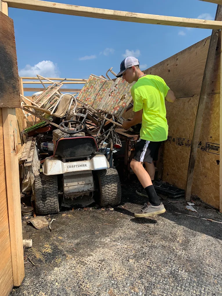 A hot tub, a dead mower, and a crawlspace nobody wanted to open.
