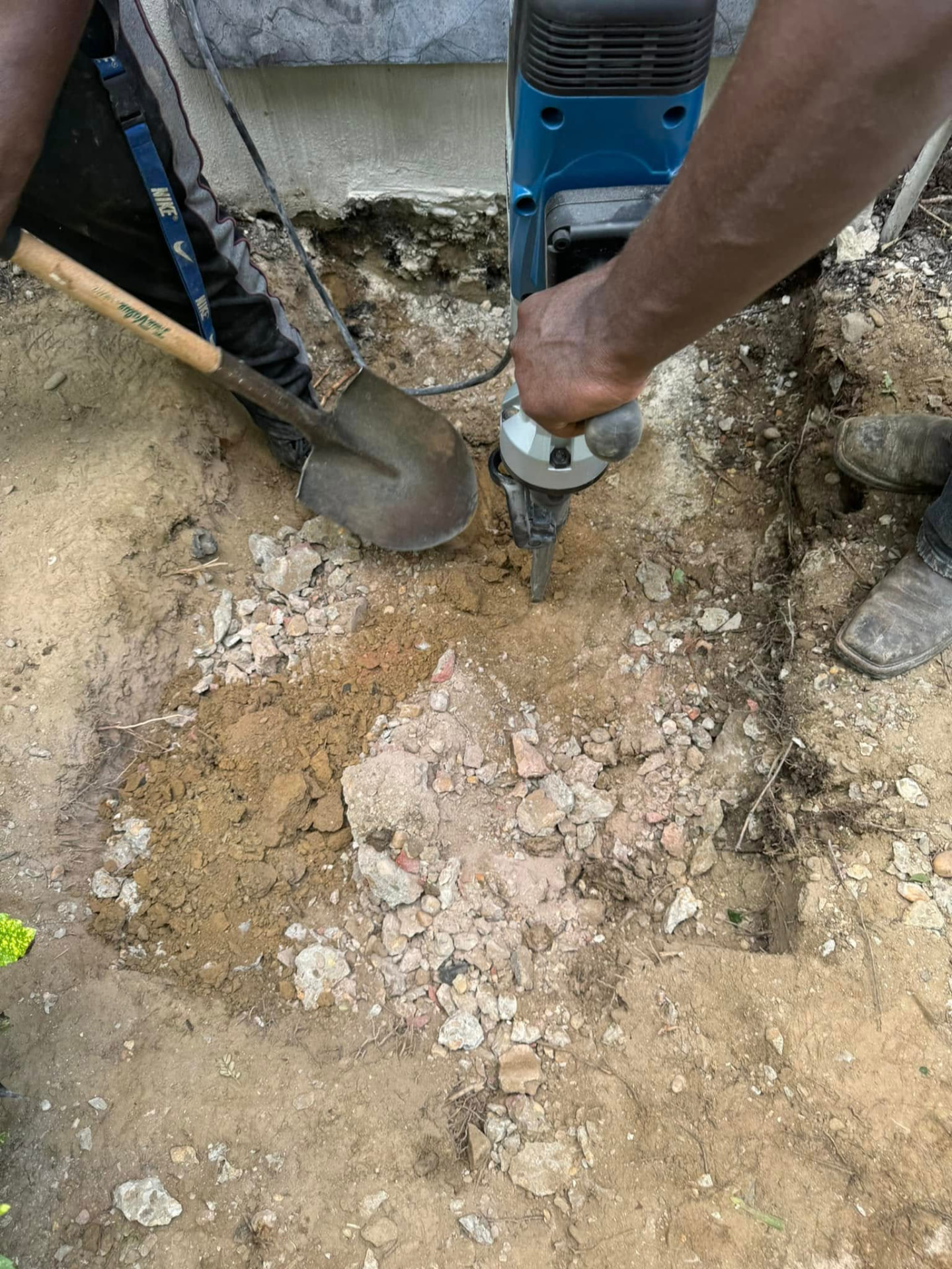 That slab wasn't going to move itself.