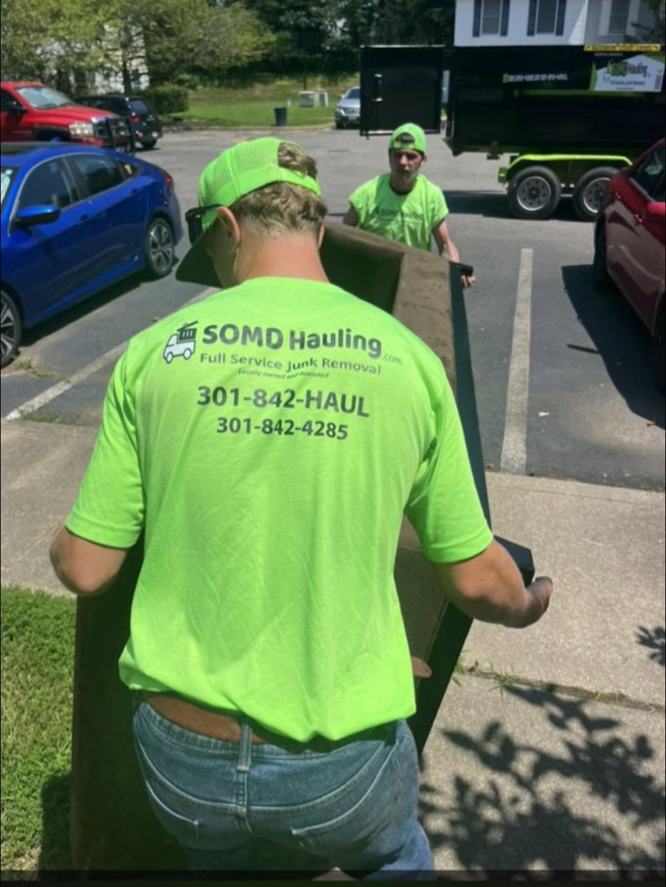 SOMD Hauling crew on the job