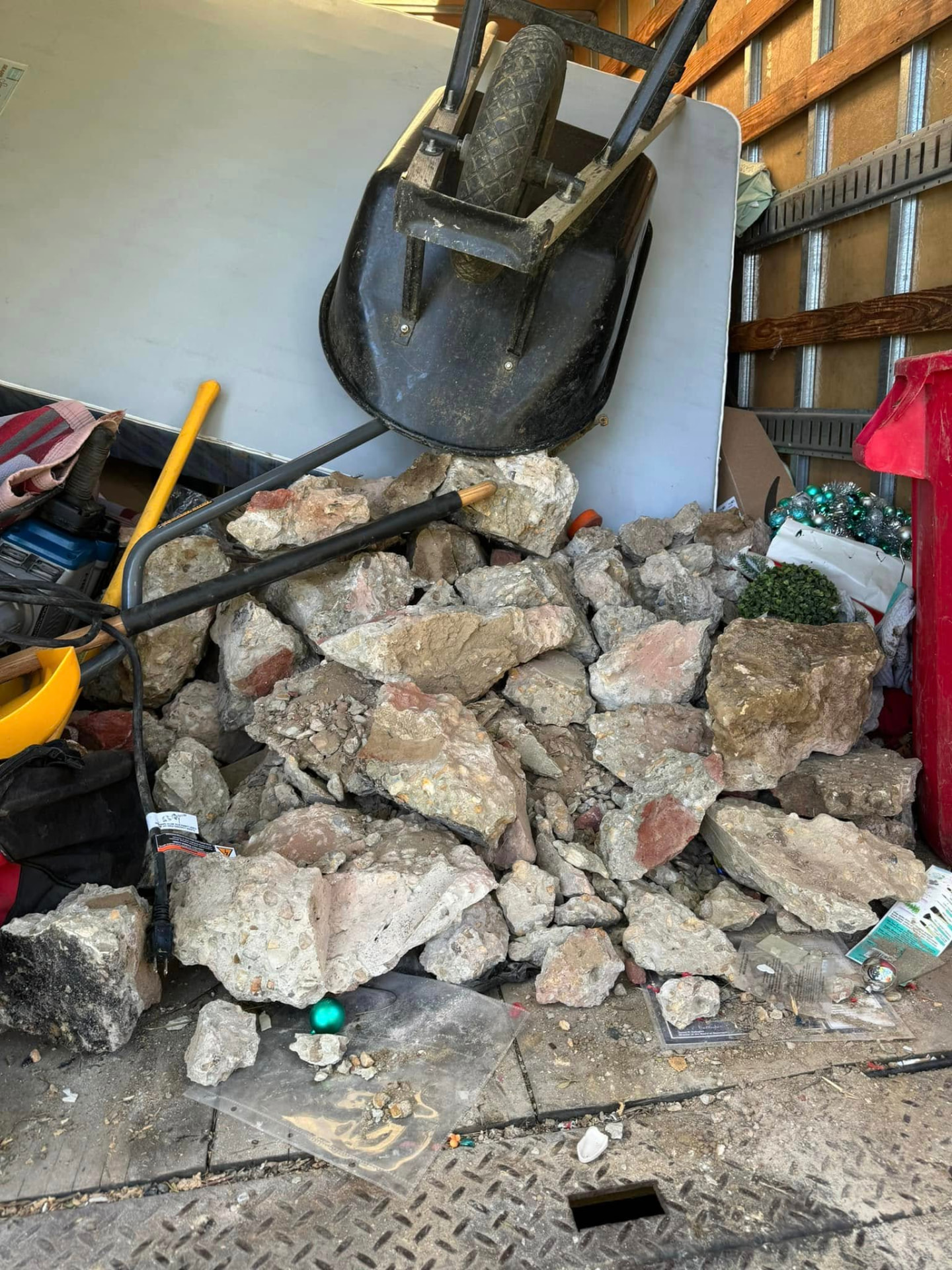 That slab wasn't going to move itself.