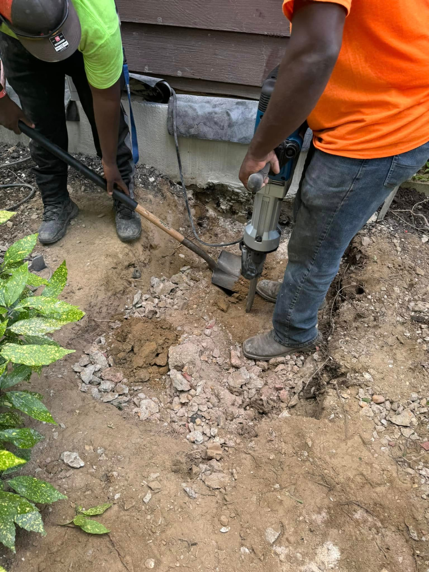 That slab wasn't going to move itself.