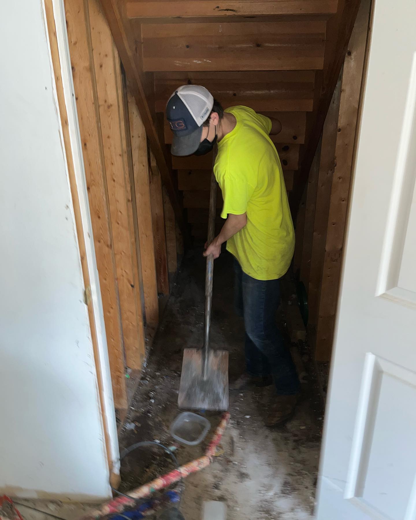 A hot tub, a dead mower, and a crawlspace nobody wanted to open.